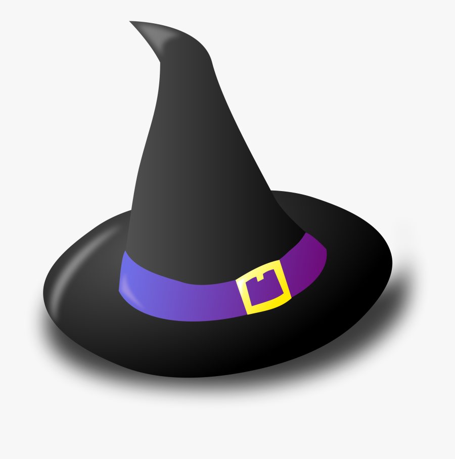 Black Witch Hat Clipart - Clipart Black Witch Hat, Transparent Clipart