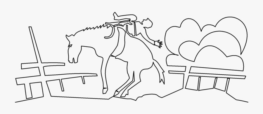 Rodeo Rough Rider With Dust Cloud Lauraleefritz, Transparent Clipart