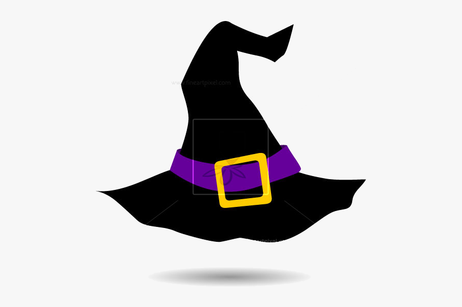 Witch Hat Halloween Vector Free Vectors Illustrations - Emblem , Free Trans...