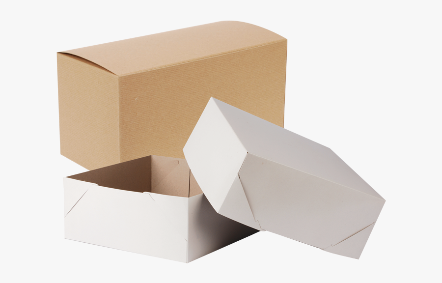 Clip Art Flat Gift Boxes - Carton, Transparent Clipart