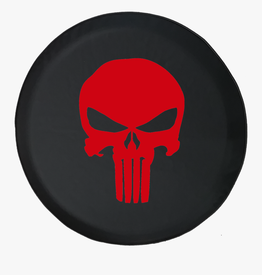 Punisher Skull Offroad Rv Camper Spare Tire Cover-35 - Skull, Transparent Clipart