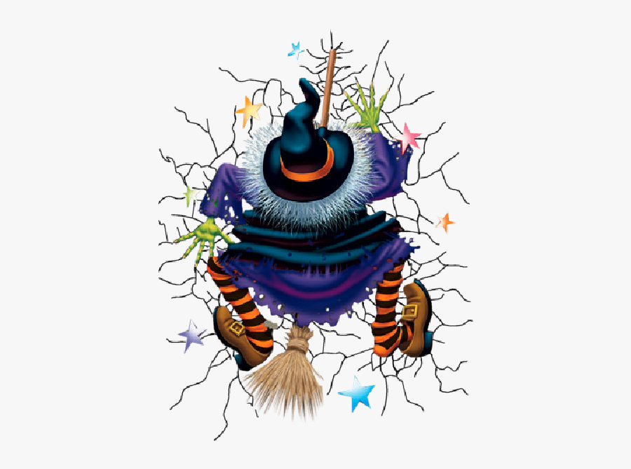 Witch Hit A Wall, Transparent Clipart