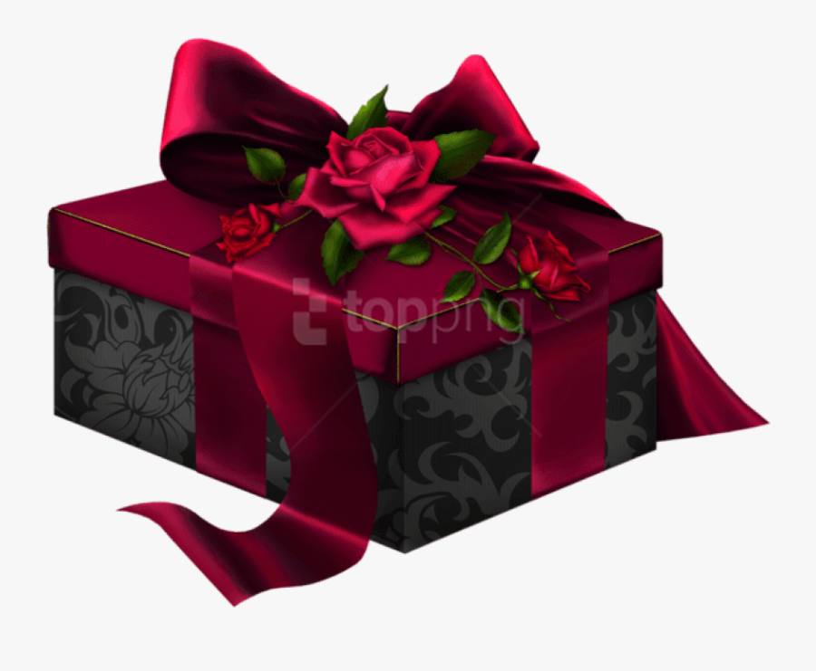 دانلود عکس جعبه کادو Clipart , Png Download - Gothic Rose, Transparent Clipart