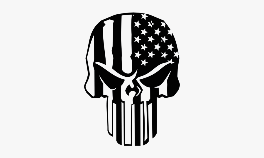 Punisher Skull"
 Class="lazyload Lazyload Fade In Featured - Free Dxf File Punisher, Transparent Clipart