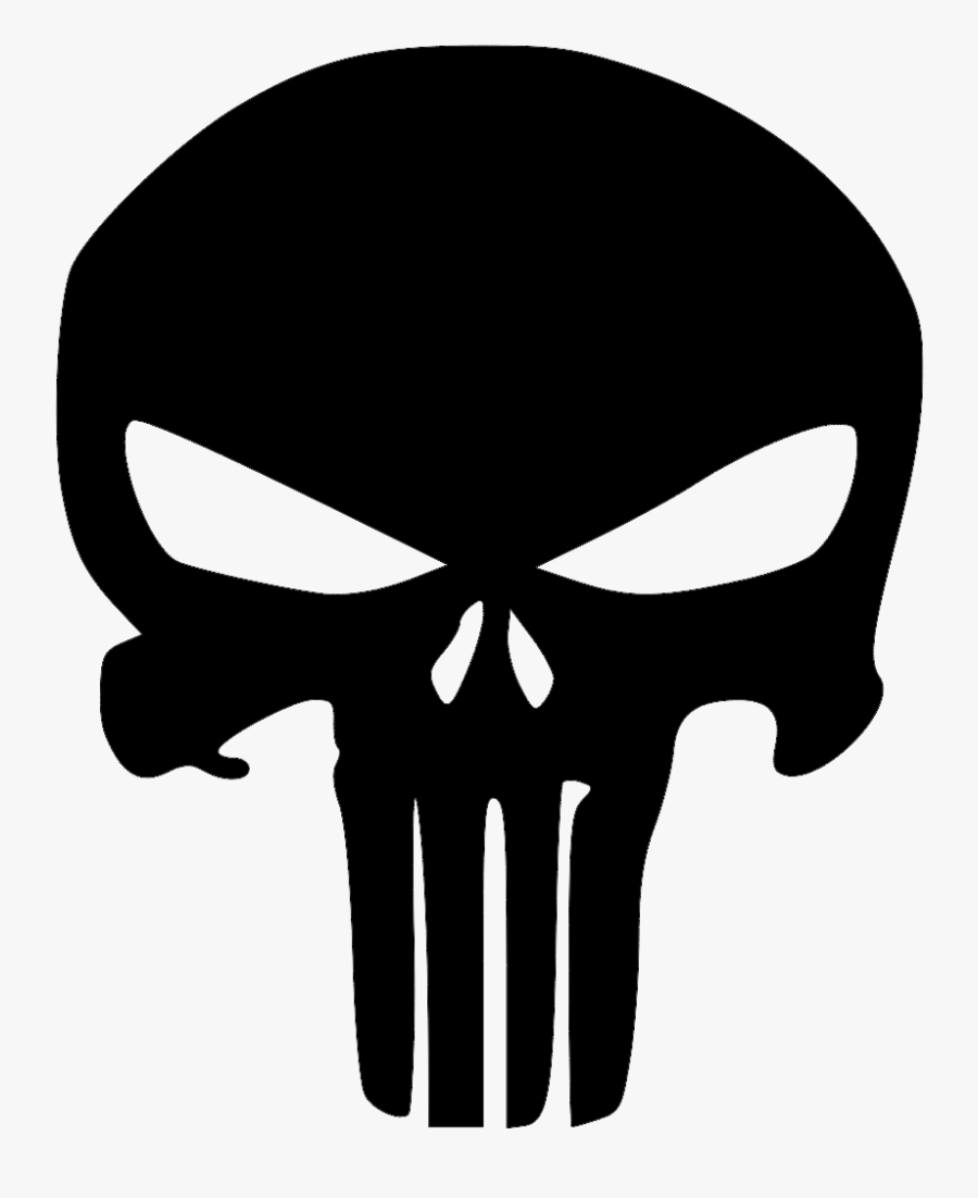Punisher Skull Clip Art, Transparent Clipart