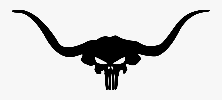 Punisher Longhorn, Transparent Clipart