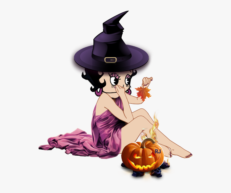 Cartoon Witch Hat - Halloween Femme Tubes Png, Transparent Clipart