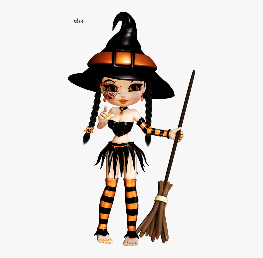 Sorciere Halloween, Transparent Clipart
