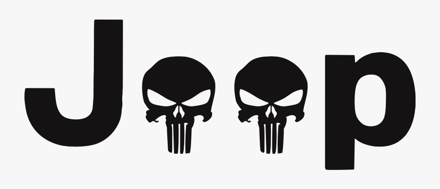 Sticker Jeep Punisher, Transparent Clipart