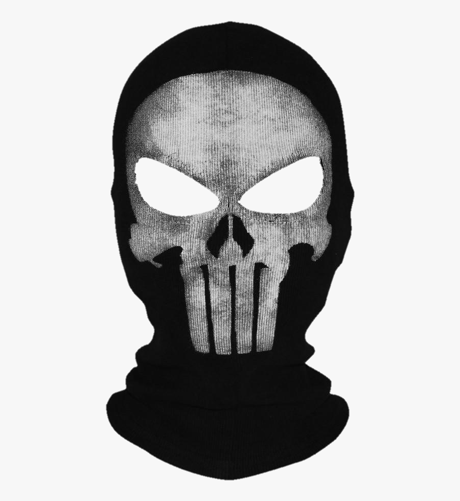 Punisher Justiceiro Mask Mascara Punishermask - Punisher Mask, Transparent Clipart