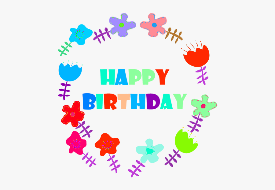 Happy Birthday Greeting Flowers - Happy Birthday Elizabeth Transparent Background, Transparent Clipart