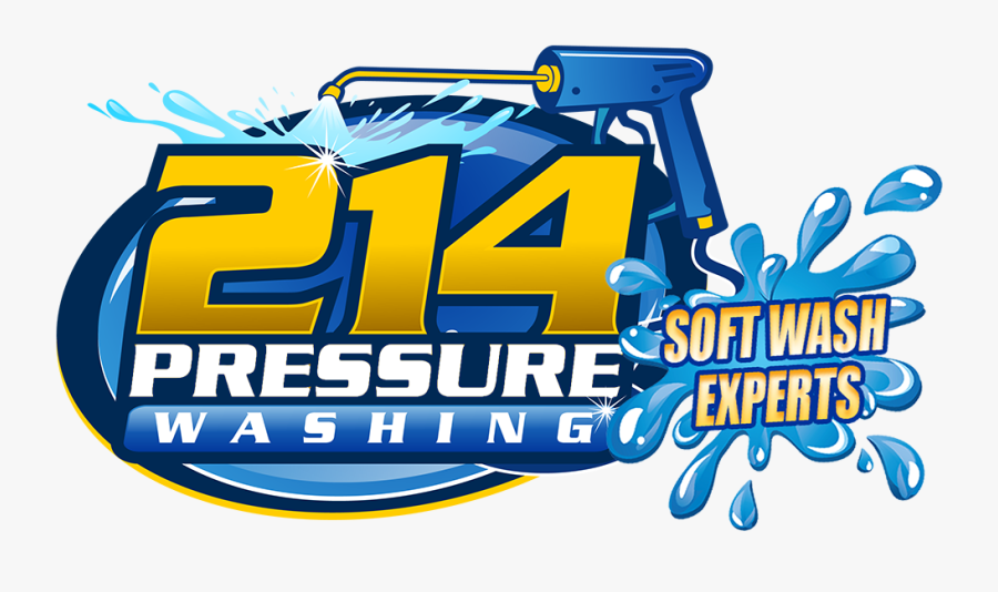 214 Pressure Washing - Graphic Design, Transparent Clipart