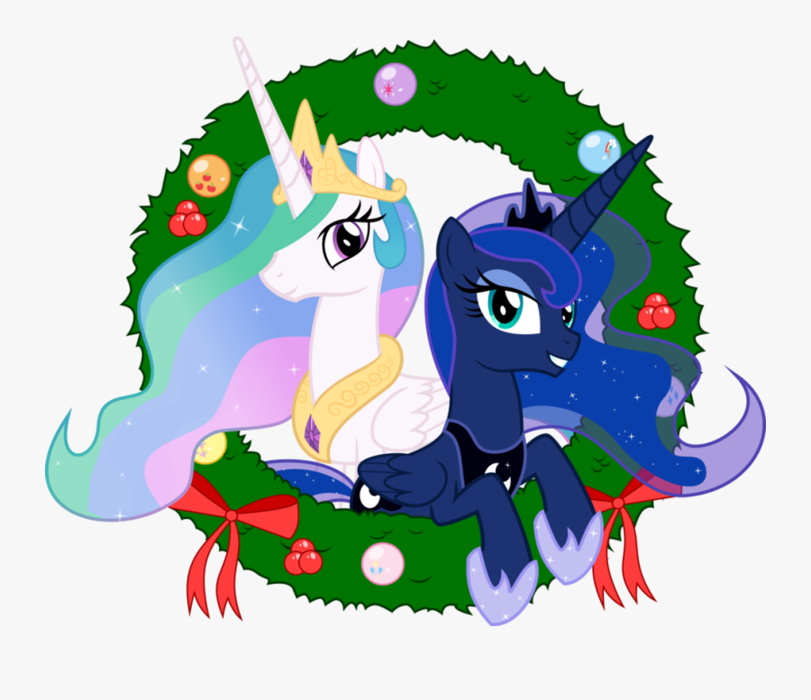 Celestia And Luna - My Little Pony Friendship Is Magic Princess Celestia, Transparent Clipart