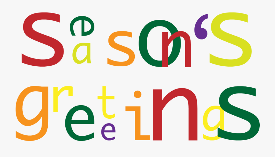Transparent Season Greetings Clipart - Graphic Design, Transparent Clipart