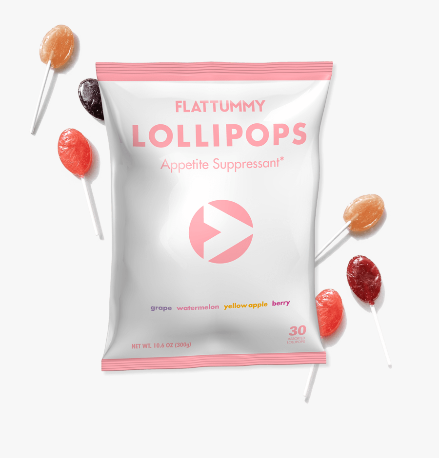 Clip Art Flat Tummy Water - Flat Tummy Lollipop Ingredients, Transparent Clipart