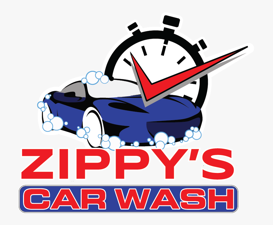 Logo Of Zippy"s Car Wash Business, Transparent Clipart
