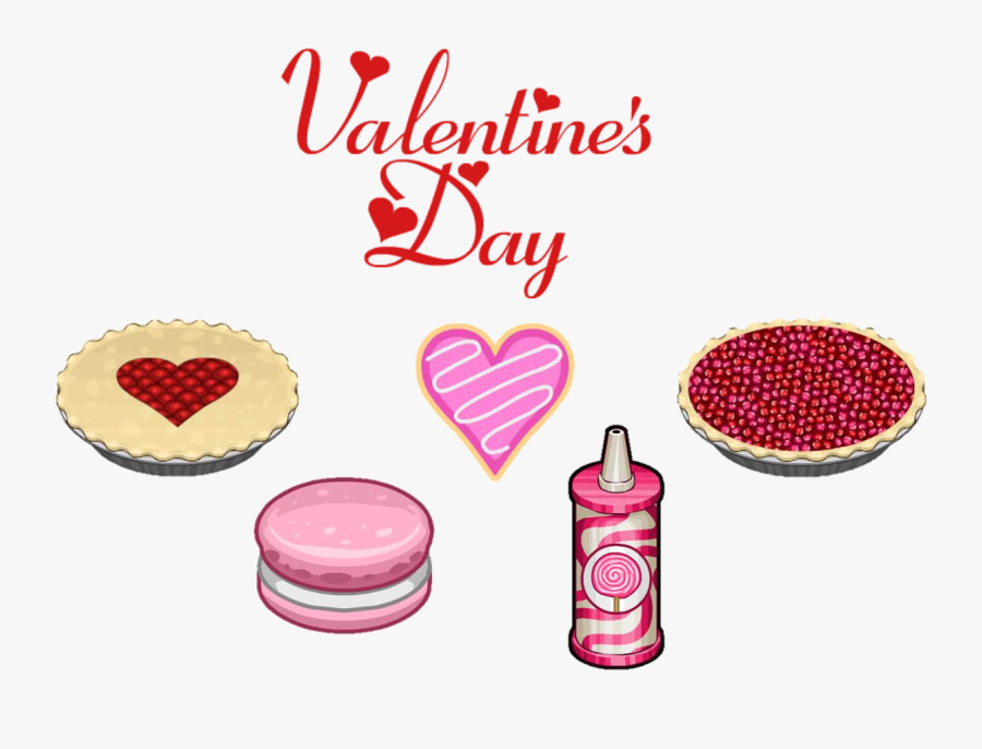 Our Wedding Day Invitation Red Hearts Card - Papa's Bakeria Valentine's Day, Transparent Clipart