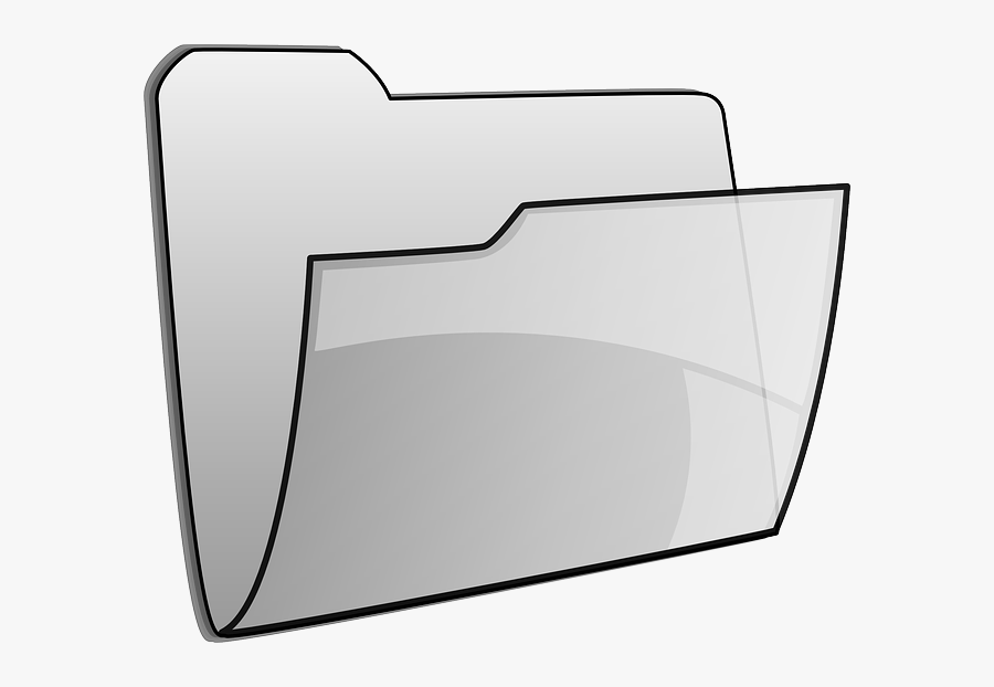 File, Folder, Gray, Iconset, Icons, Empy, Black, Glossy - Icono Carpeta Transparente Png, Transparent Clipart