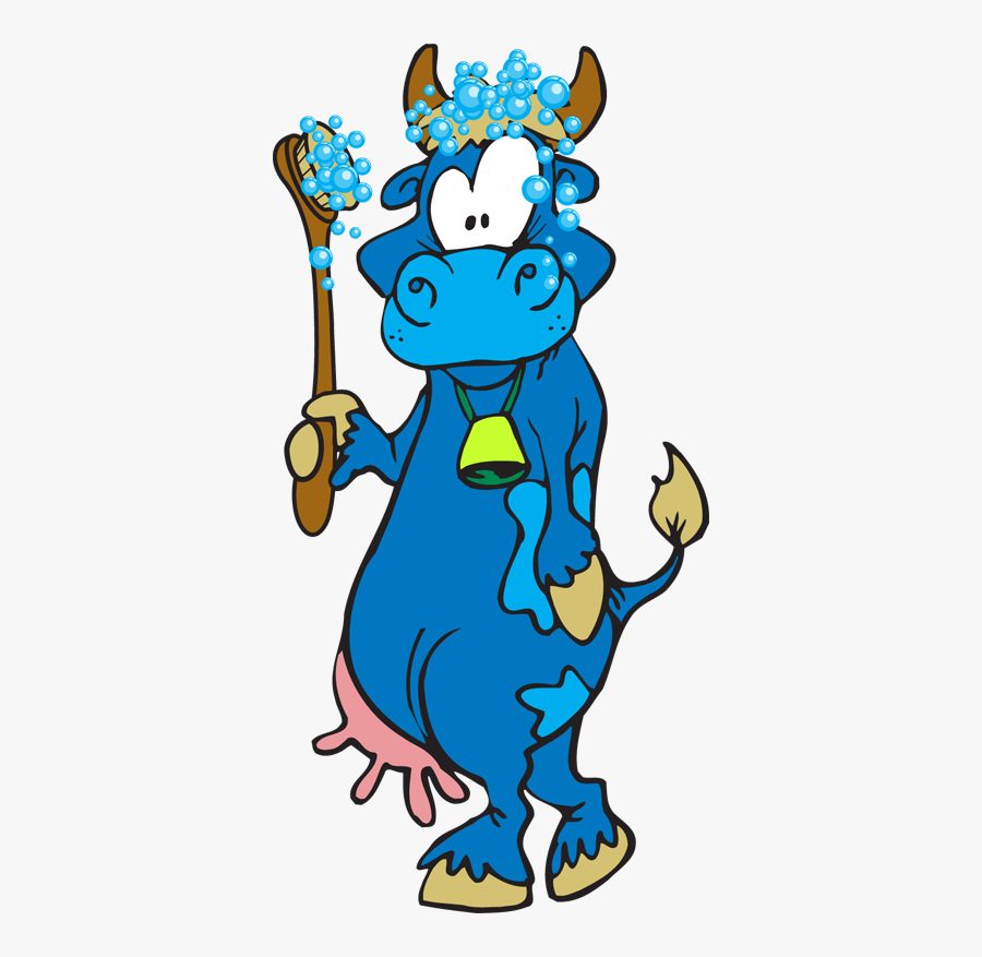 Blue Cow Carwash Graphic Free Download - Animal Car Wash Clipart, Transparent Clipart
