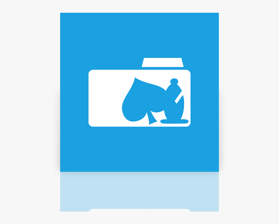 Folder, Mirror, Game Icon - Games Folder Icon Metro, Transparent Clipart