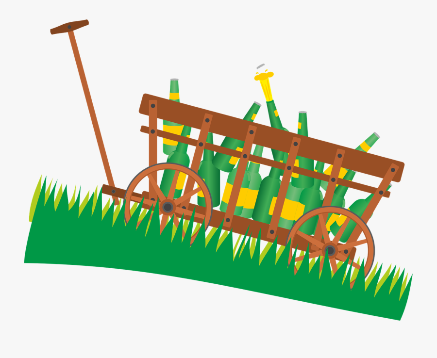 Father"s Day Handcart Stroller Free Picture - Christi Himmelfahrt Herrentag Vatertag, Transparent Clipart