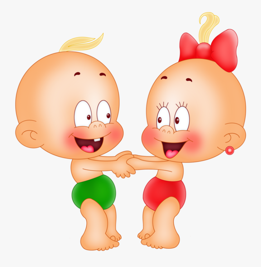 Baby Girl And Baby Boy Png Clipart , Png Download - Winni Windel, Transparent Clipart