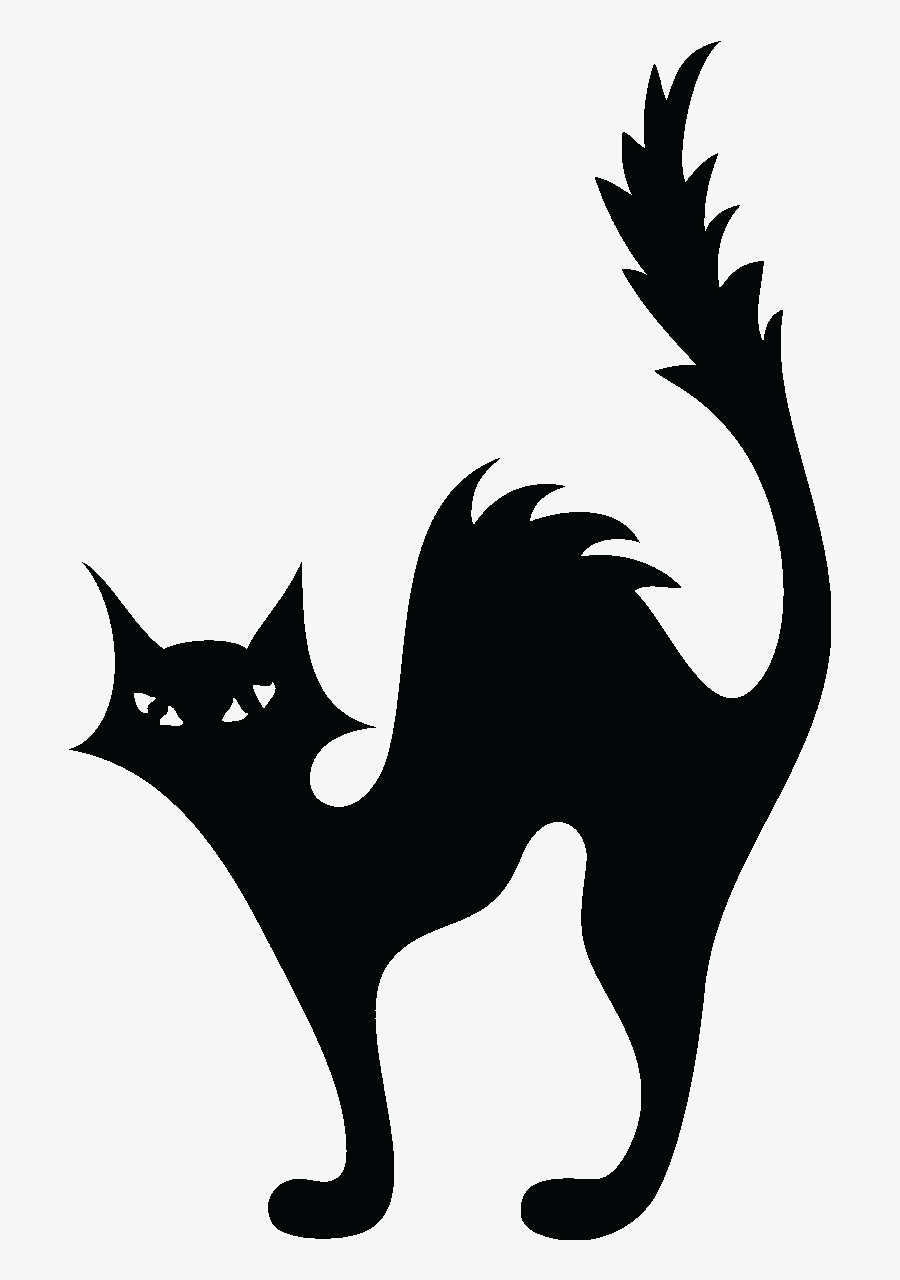 Halloween Cat Window Silhouettes , Free Transparent Clipart ClipartKey