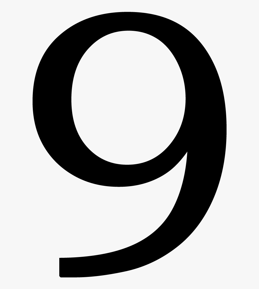 Number 6 Clipart Individual Number - Circle, Transparent Clipart