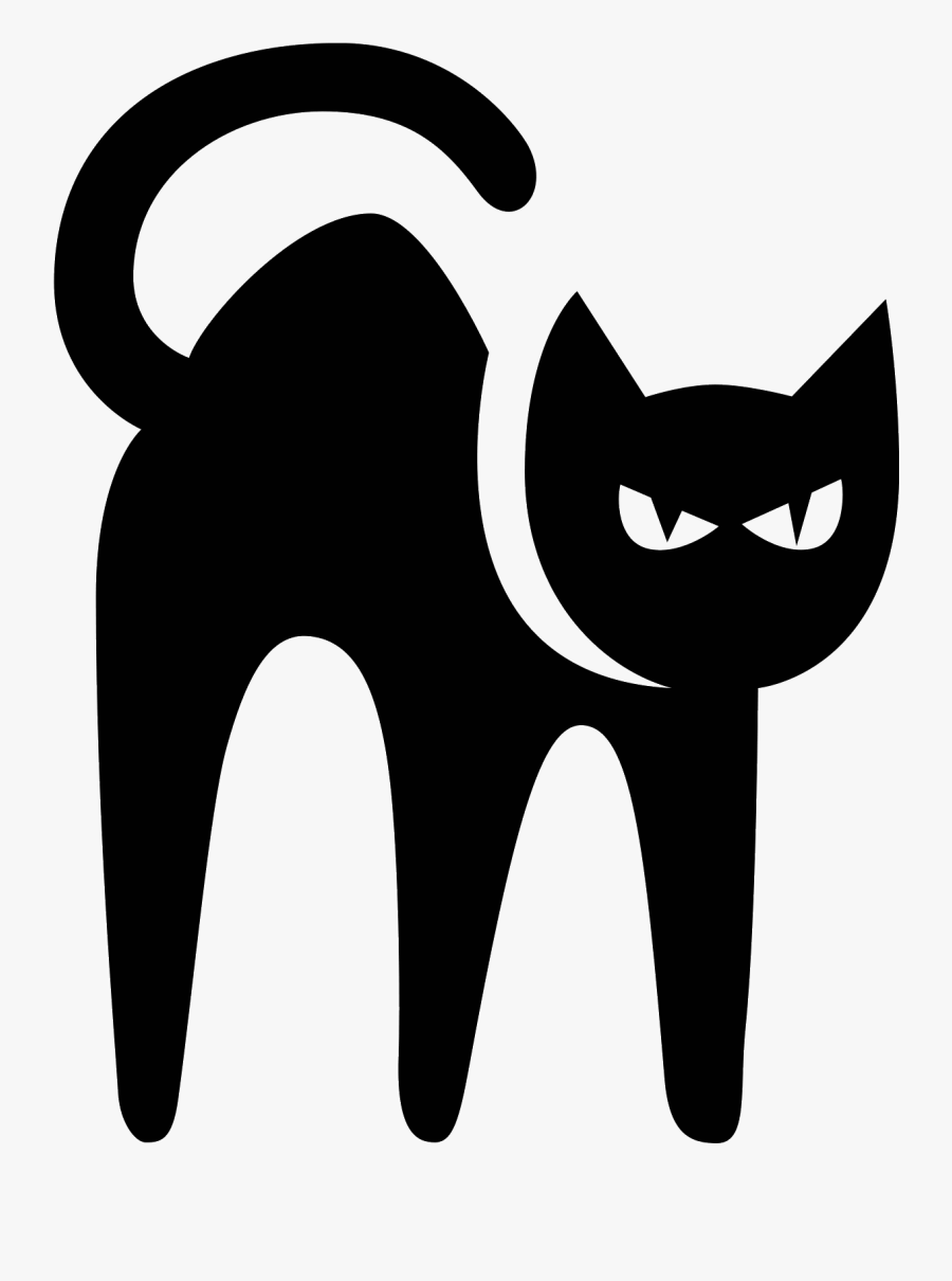 Vector Royalty Free Download Cats Vector - Black Cat Icon Royalty Free, Transparent Clipart