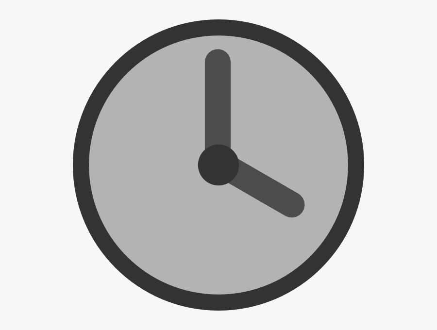 Free Download Of Clock Icon Clipart - Gray Clock Clipart, Transparent Clipart