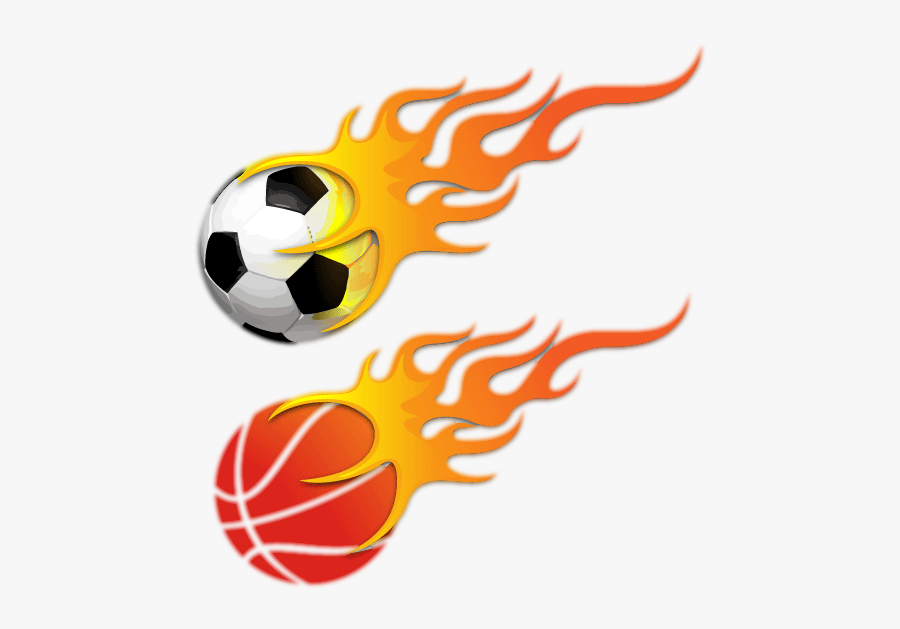Soccer And Basketball Logo, Transparent Clipart