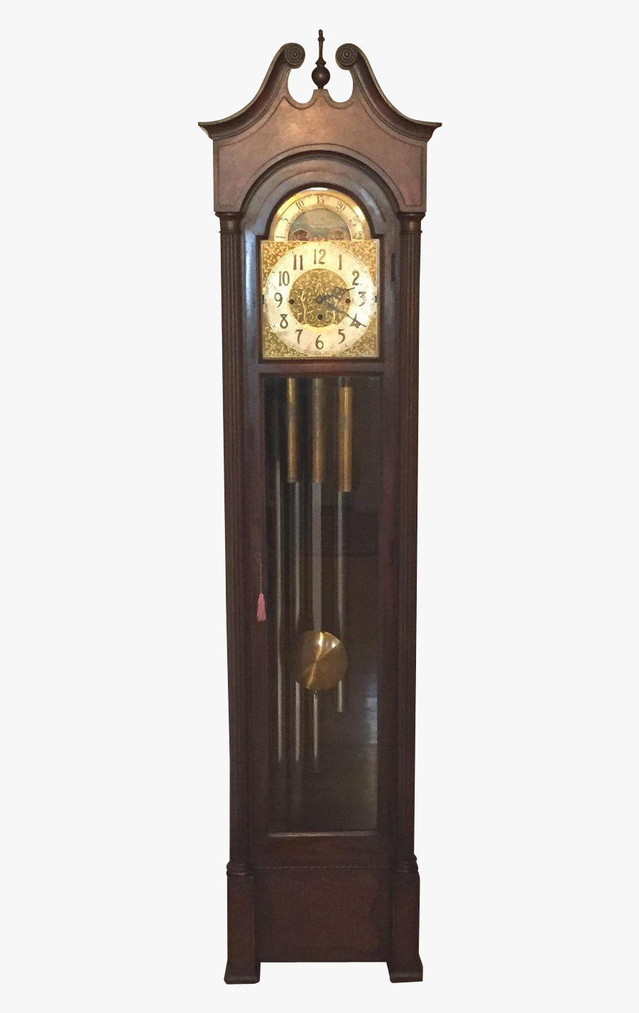 Grandfather Clock Png Clipart - Colonial Tube Grandfather Clock, Transparent Clipart