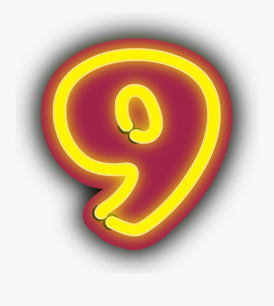 Number 9 Clipart, Transparent Clipart