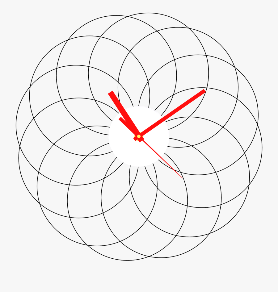 Clock Png Clipart - Line Art, Transparent Clipart