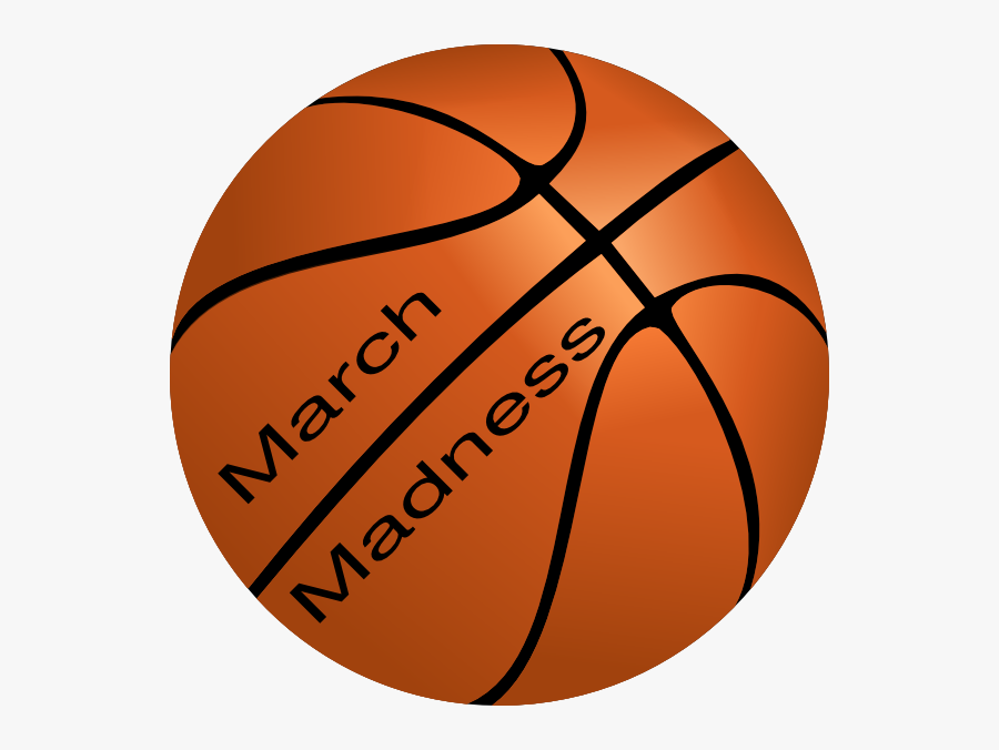 Basketball March Madness Png Transparent Stock - Basketball Clip Art, Transparent Clipart