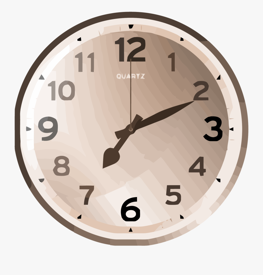 Transparent Wall Clock Clipart - Wall Clock Time, Transparent Clipart
