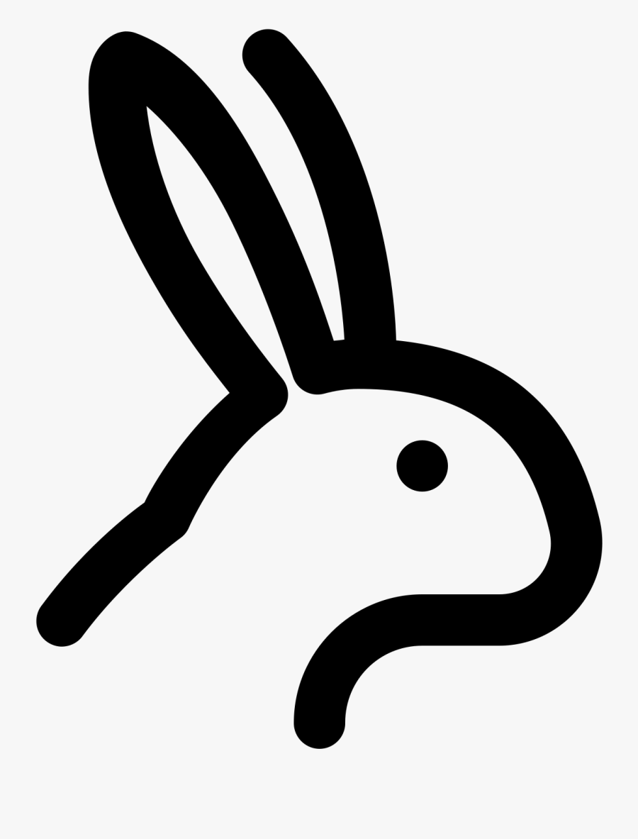 Year Of Rabbit Icon Clipart , Png Download - Cartoon, Transparent Clipart