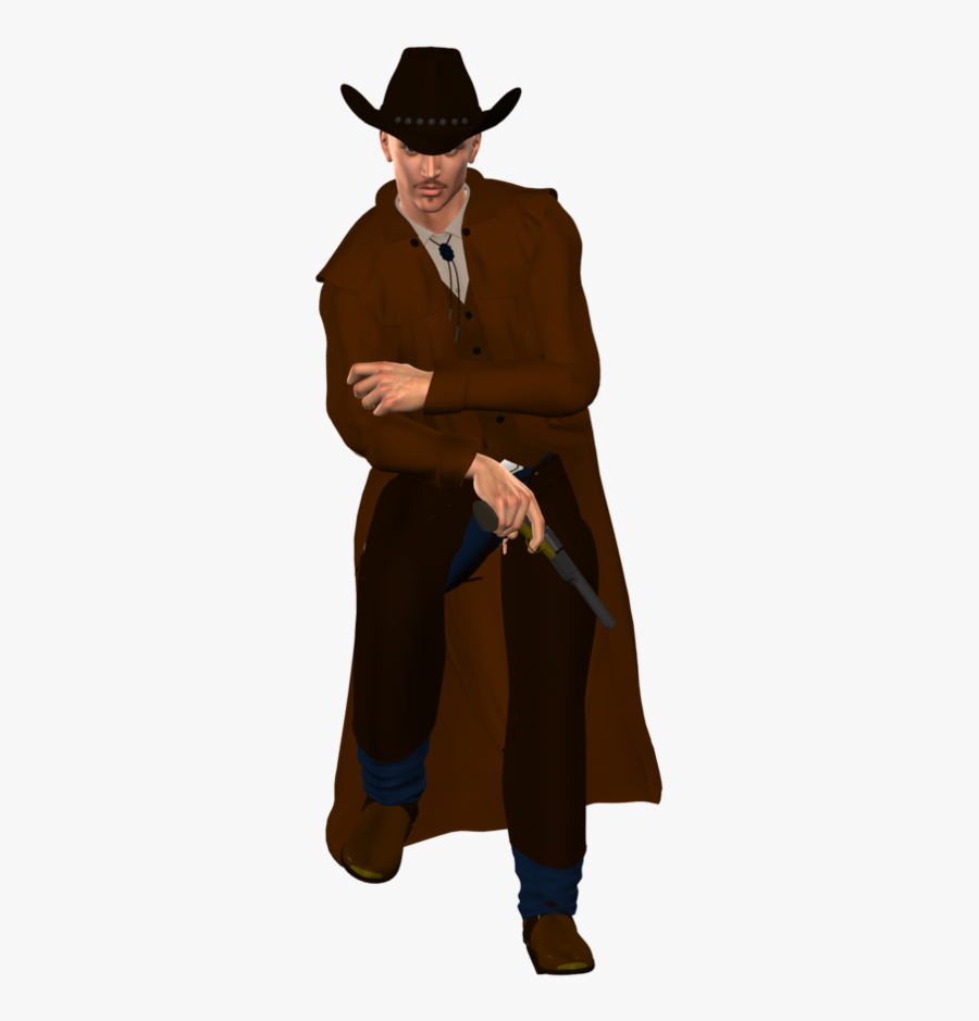 Jacket Clipart Cowboy - Cowboy Transparent Background, Transparent Clipart