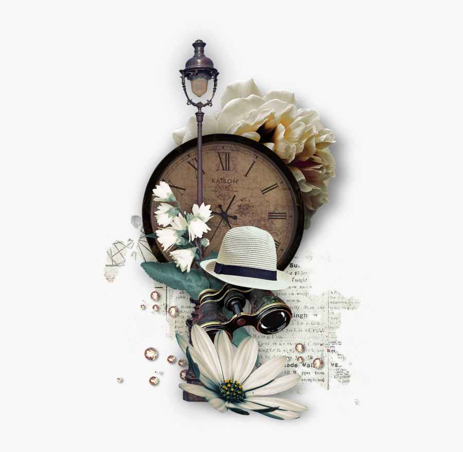 And Clock Light Hats Lights Street Hat Clipart - Street Light, Transparent Clipart