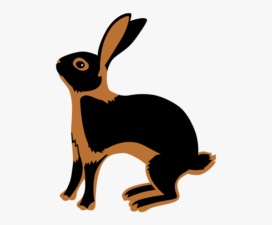 Clipart Rabbit Pair - Tan Rabbit Transparent, Transparent Clipart