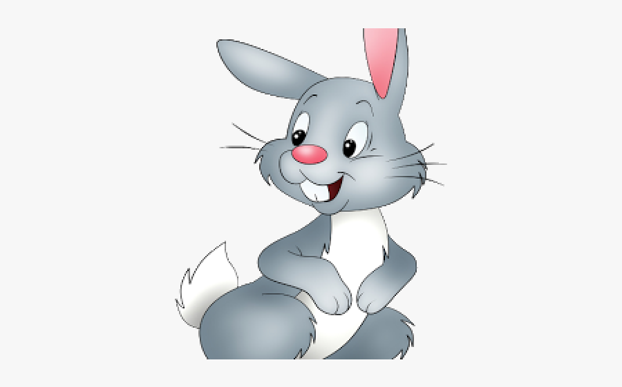 Bunny Clipart Hip Hop - Bunny Rabbit Cartoon Transparent, Transparent Clipart