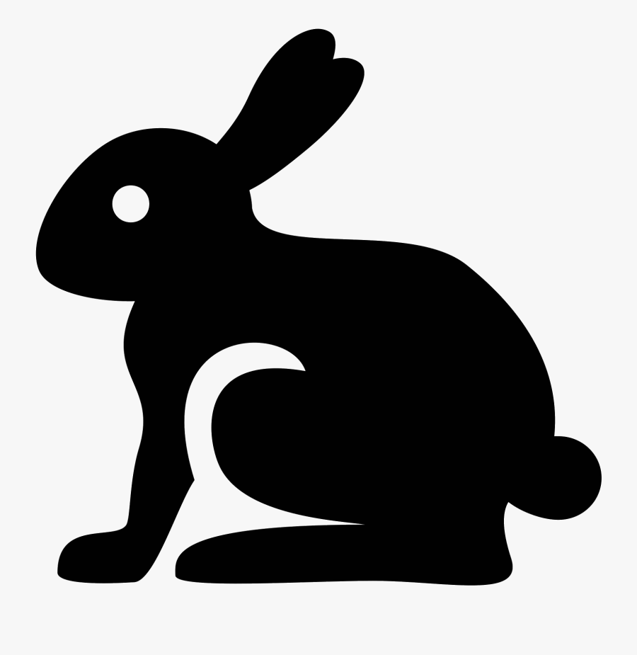 Easter Rabbit Icon - Rabbit Icon Jpg, Transparent Clipart