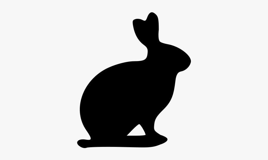 Rabbit Silhouette 20, Buy Clip Art - Rabbit Silhouette, Transparent Clipart