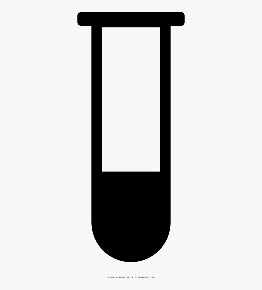 Test Tube Coloring Page - Colorfulness, Transparent Clipart