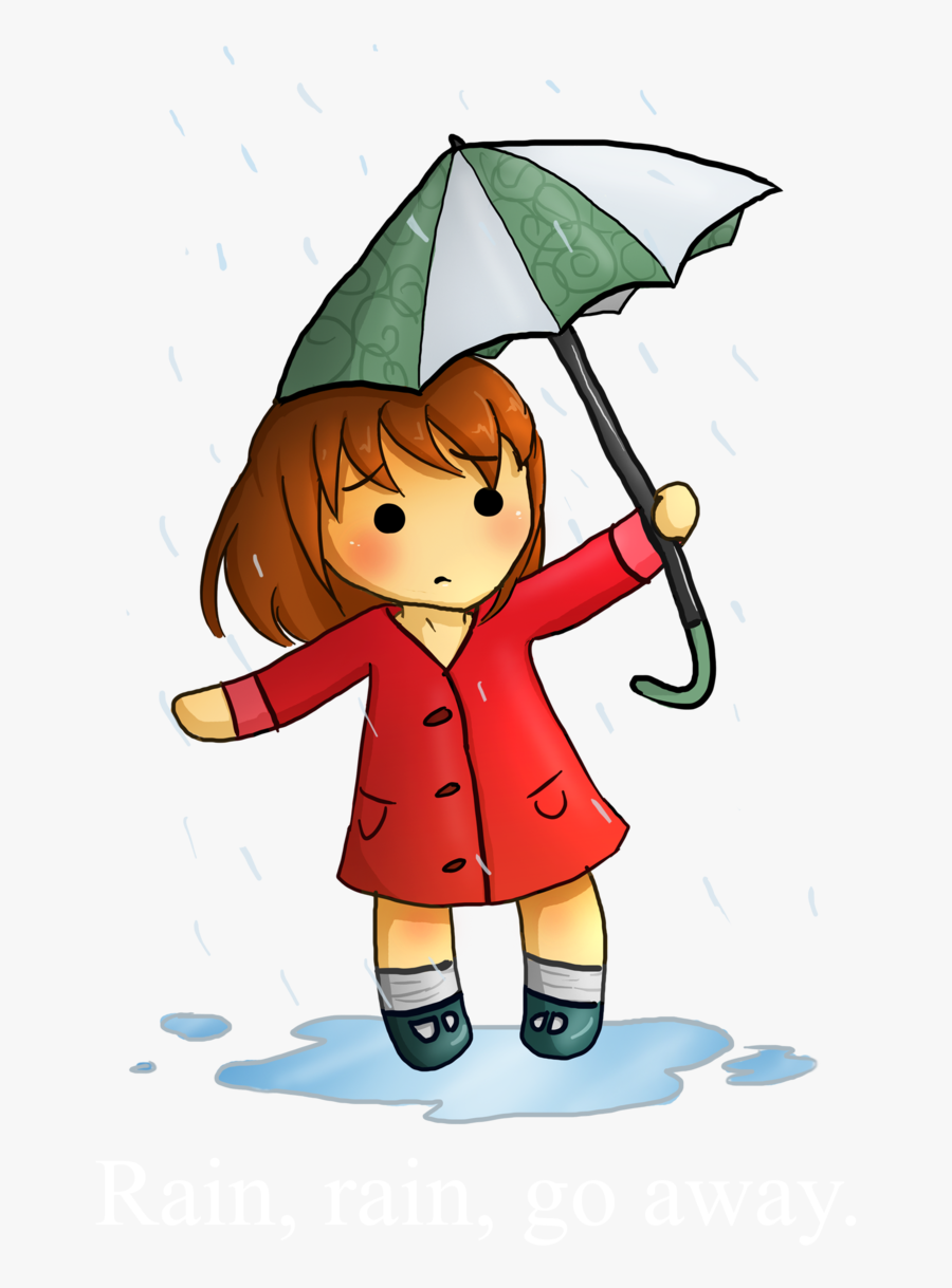 Rain Boy Drawing, Transparent Clipart