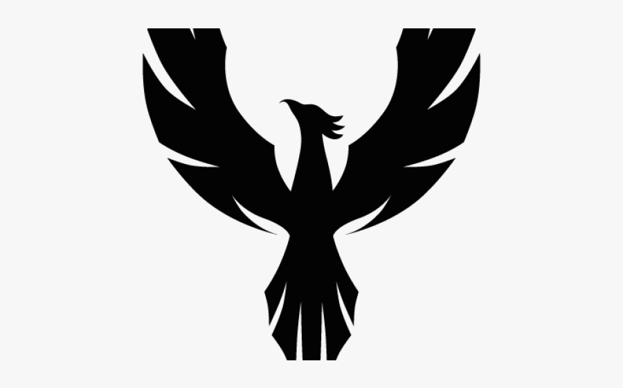 Bird Phoenix Logo, Transparent Clipart