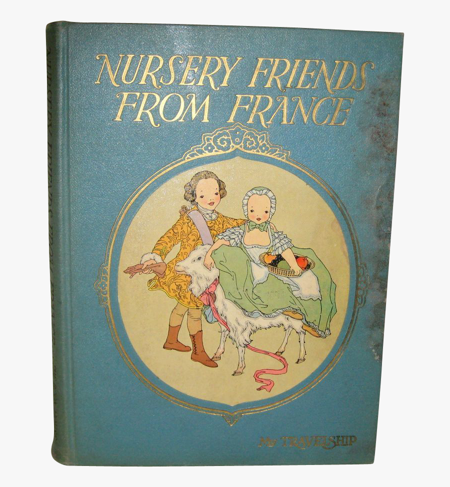 Clip Art From France My Book - Nursery Rhyme, Transparent Clipart