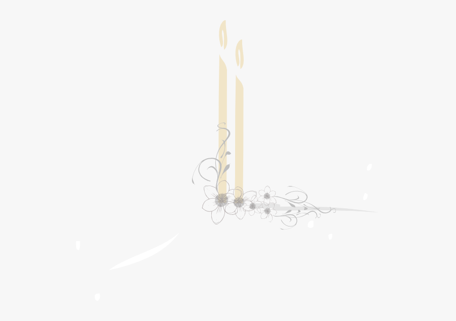 Wedding Candles Clip Art At Clker - Advent Candle, Transparent Clipart