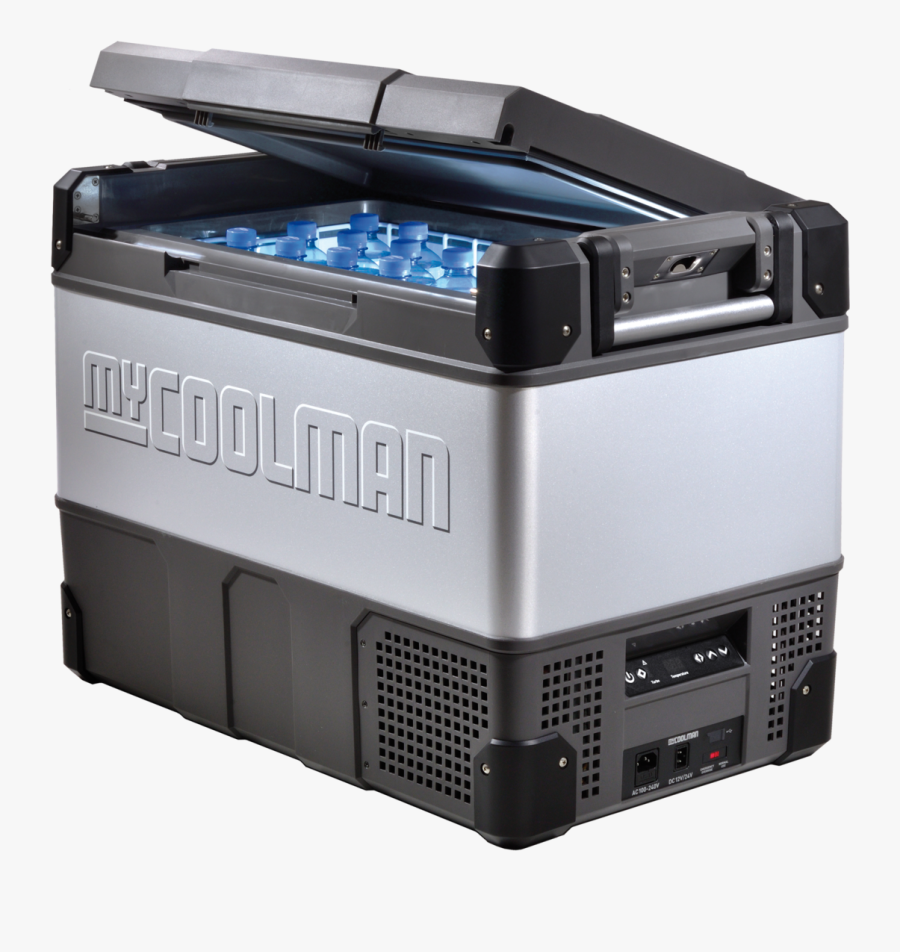 Mycoolman 73l Ac/dc Portable Fridge Freezer Single - Freezer, Transparent Clipart