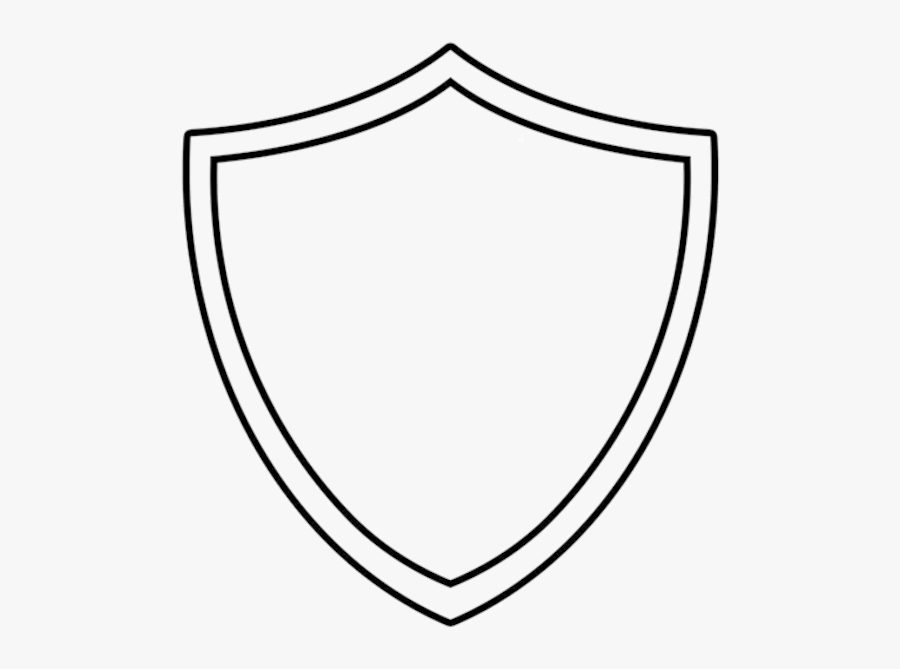 Transparent Paw Patrol Shield Png - Shield Coloring Page, Transparent Clipart